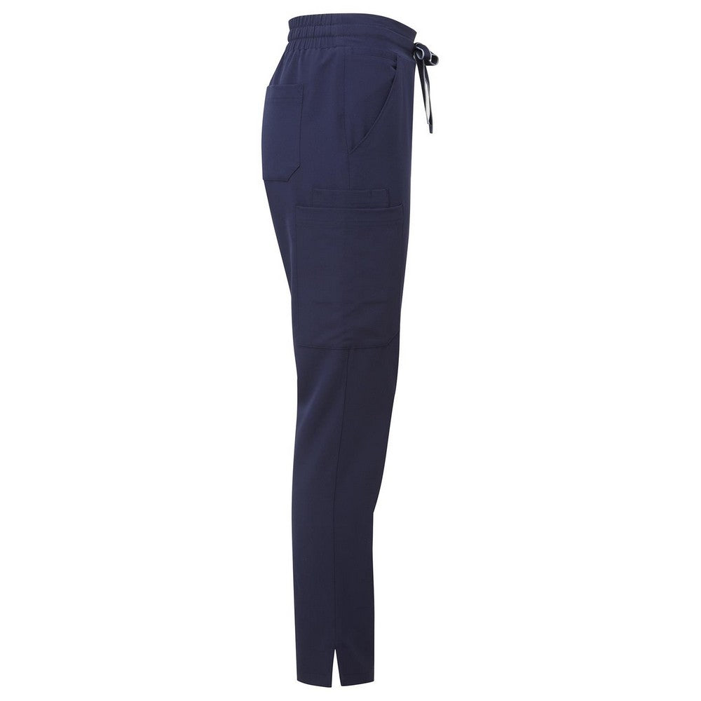 Navy - Side - Onna Womens-Ladies Relentless Cargo Trousers
