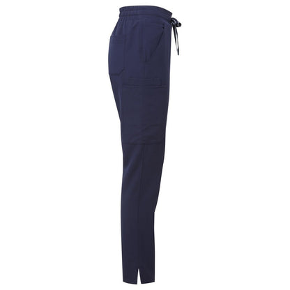 Navy - Side - Onna Womens-Ladies Relentless Cargo Trousers