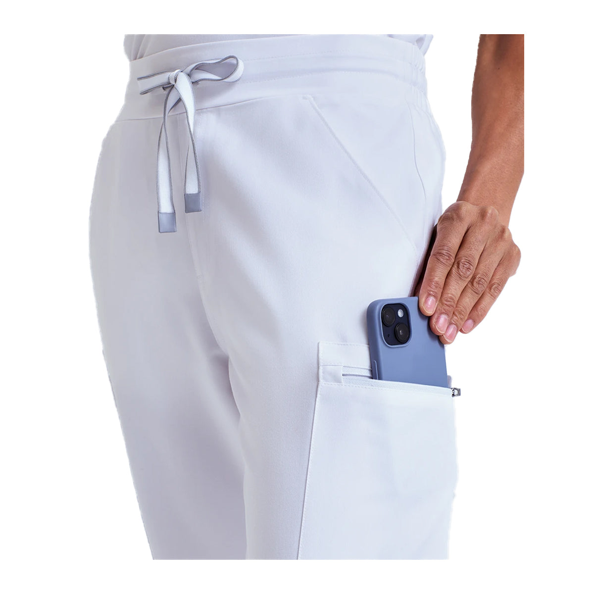 Vital White - Back - Onna Womens-Ladies Relentless Cargo Trousers