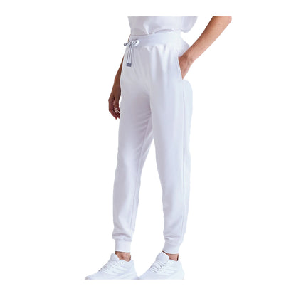 Vital White - Back - Onna Womens-Ladies Energized Onna-Stretch Jogging Bottoms