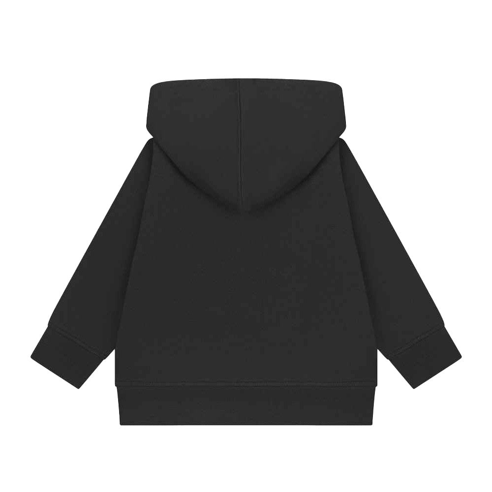Black - Back - Larkwood Childrens-Kids Sustainable Hoodie