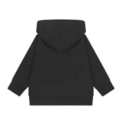 Black - Back - Larkwood Childrens-Kids Sustainable Hoodie