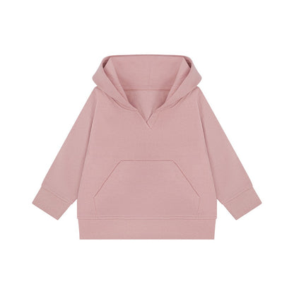 Soft Pink - Front - Larkwood Childrens-Kids Sustainable Hoodie