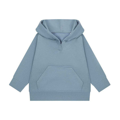 Stone Blue - Front - Larkwood Childrens-Kids Sustainable Hoodie