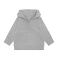 Heather Grey - Front - Larkwood Childrens-Kids Sustainable Hoodie