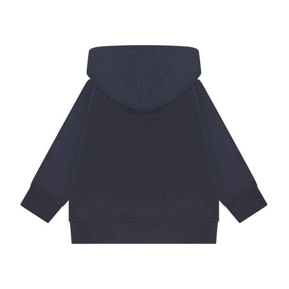 Navy - Back - Larkwood Childrens-Kids Sustainable Hoodie