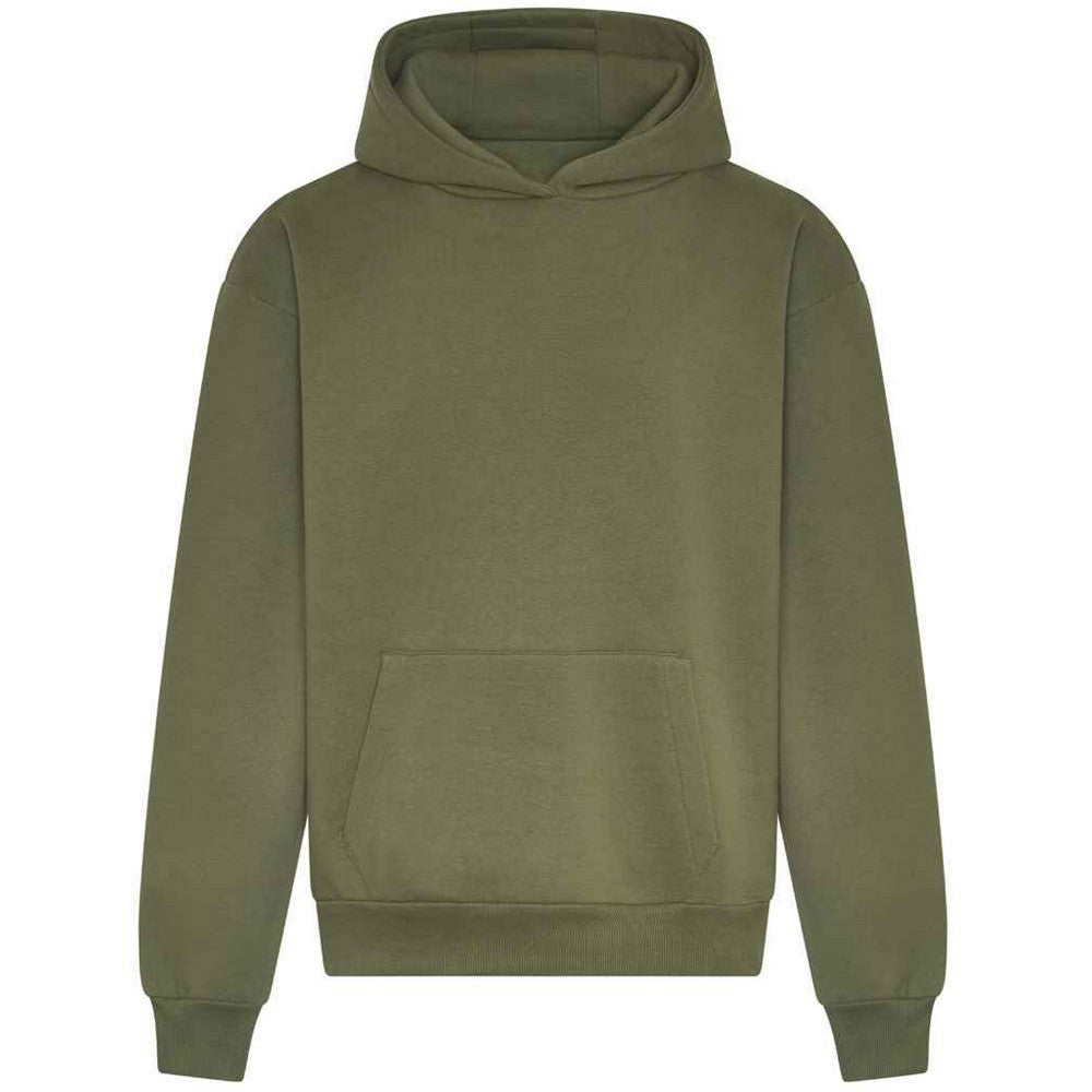 Earthy Green - Front - Awdis Mens Signature Heavyweight Hoodie