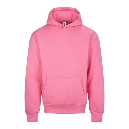 Bubblegum Pink - Front - Awdis Mens Signature Heavyweight Hoodie