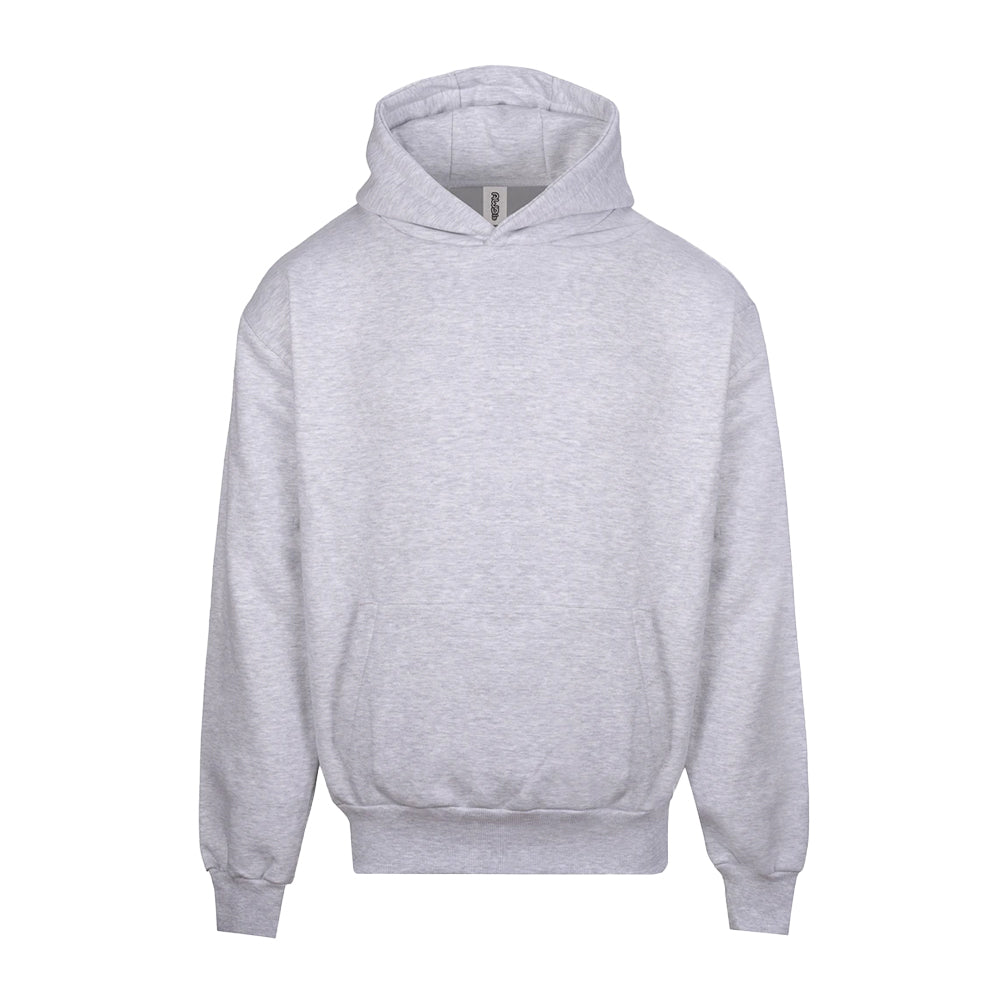 Ash - Front - Awdis Mens Signature Heavyweight Hoodie