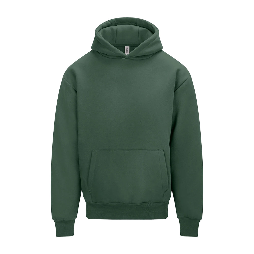 Bottle Green - Front - Awdis Mens Signature Heavyweight Hoodie