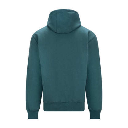 Teal - Back - Awdis Mens Signature Heavyweight Hoodie