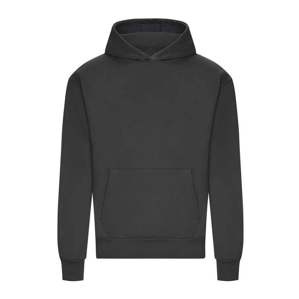 Solid Charcoal - Front - Awdis Mens Signature Heavyweight Hoodie