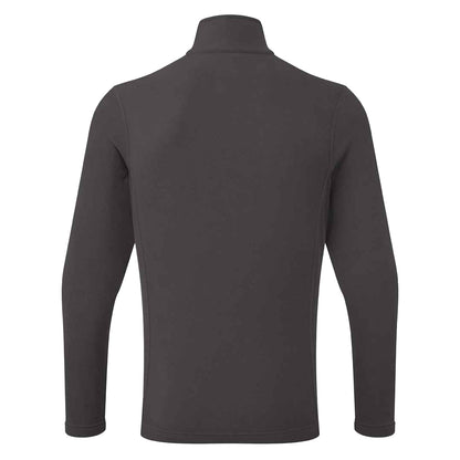 Dark Grey - Back - Premier Unisex Adult Recyclight Quarter Zip Fleece