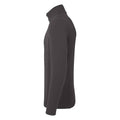 Dark Grey - Side - Premier Unisex Adult Recyclight Quarter Zip Fleece