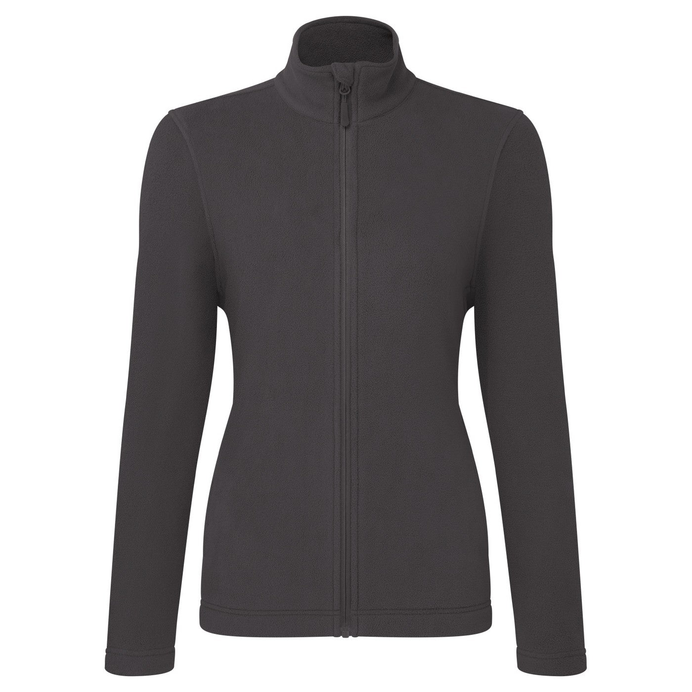 Dark Grey - Front - Premier Womens-Ladies Recyclight Full Zip Fleece Jacket
