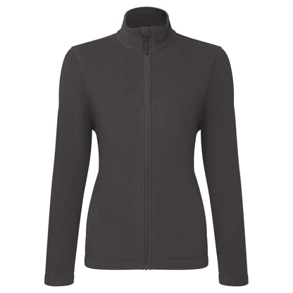 Dark Grey - Front - Premier Womens-Ladies Recyclight Full Zip Fleece Jacket