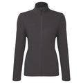 Dark Grey - Front - Premier Womens-Ladies Recyclight Full Zip Fleece Jacket