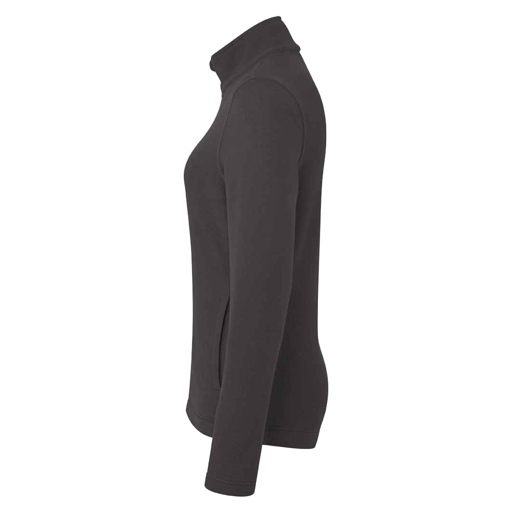 Dark Grey - Side - Premier Womens-Ladies Recyclight Full Zip Fleece Jacket