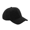 Black - Front - Beechfield Unisex Adult Athleisure Jersey Baseball Cap