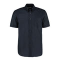 French Navy - Front - Kustom Kit Mens Workwear Oxford Classic Short-Sleeved Shirt