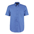 Italian Blue - Front - Kustom Kit Mens Workwear Oxford Classic Short-Sleeved Shirt