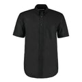 Black - Front - Kustom Kit Mens Workwear Oxford Classic Short-Sleeved Shirt