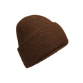 Walnut - Front - Beechfield Unisex Adult Classic Deep Cuffed Beanie