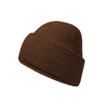 Walnut - Side - Beechfield Unisex Adult Classic Deep Cuffed Beanie