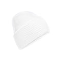 White - Front - Beechfield Unisex Adult Classic Deep Cuffed Beanie