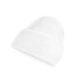 White - Back - Beechfield Unisex Adult Classic Deep Cuffed Beanie