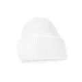 White - Side - Beechfield Unisex Adult Classic Deep Cuffed Beanie