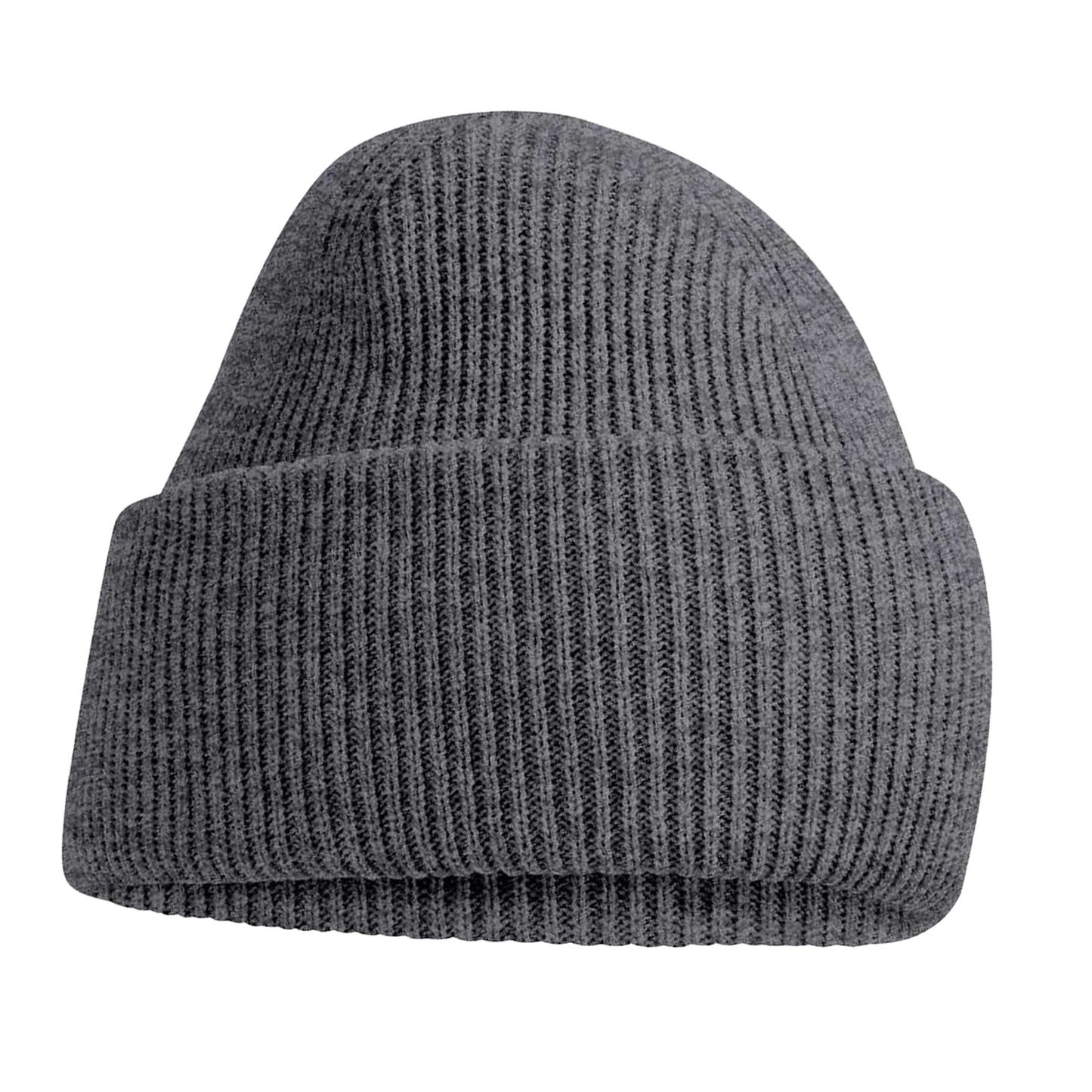 Granite - Back - Beechfield Unisex Adult Classic Deep Cuffed Beanie