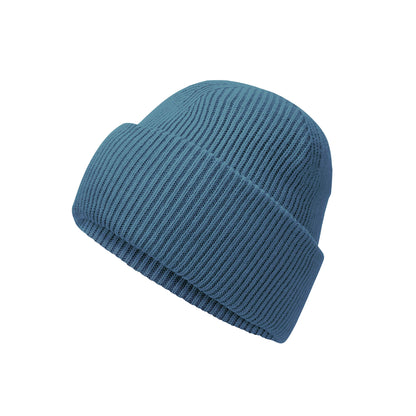 Airforce Blue - Side - Beechfield Unisex Adult Classic Deep Cuffed Beanie