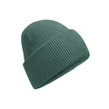 Marine Green - Front - Beechfield Unisex Adult Classic Deep Cuffed Beanie