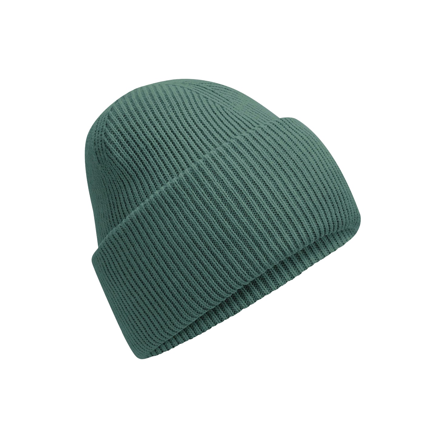 Marine Green - Front - Beechfield Unisex Adult Classic Deep Cuffed Beanie