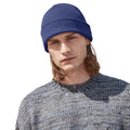 Sand - Front - Beechfield Unisex Adult Organic Cotton Fine Knit Beanie