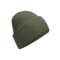 Olive - Front - Beechfield Unisex Adult Classic Deep Cuffed Beanie