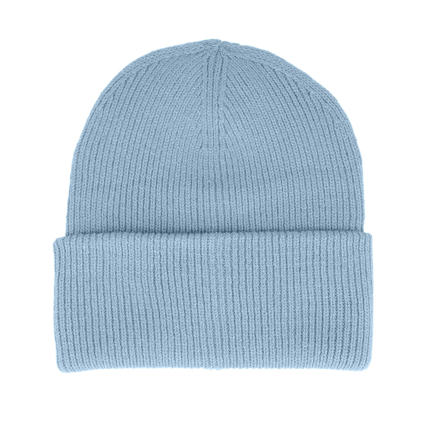 Dusty Blue - Back - Beechfield Unisex Adult Classic Deep Cuffed Beanie