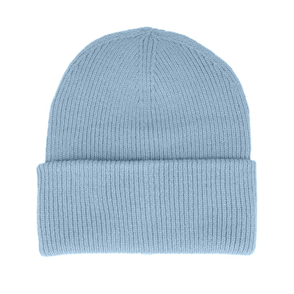 Dusty Blue - Back - Beechfield Unisex Adult Classic Deep Cuffed Beanie