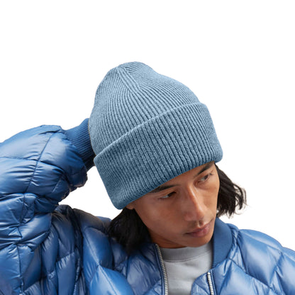 Dusty Blue - Side - Beechfield Unisex Adult Classic Deep Cuffed Beanie