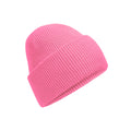 True Pink - Front - Beechfield Unisex Adult Classic Deep Cuffed Beanie