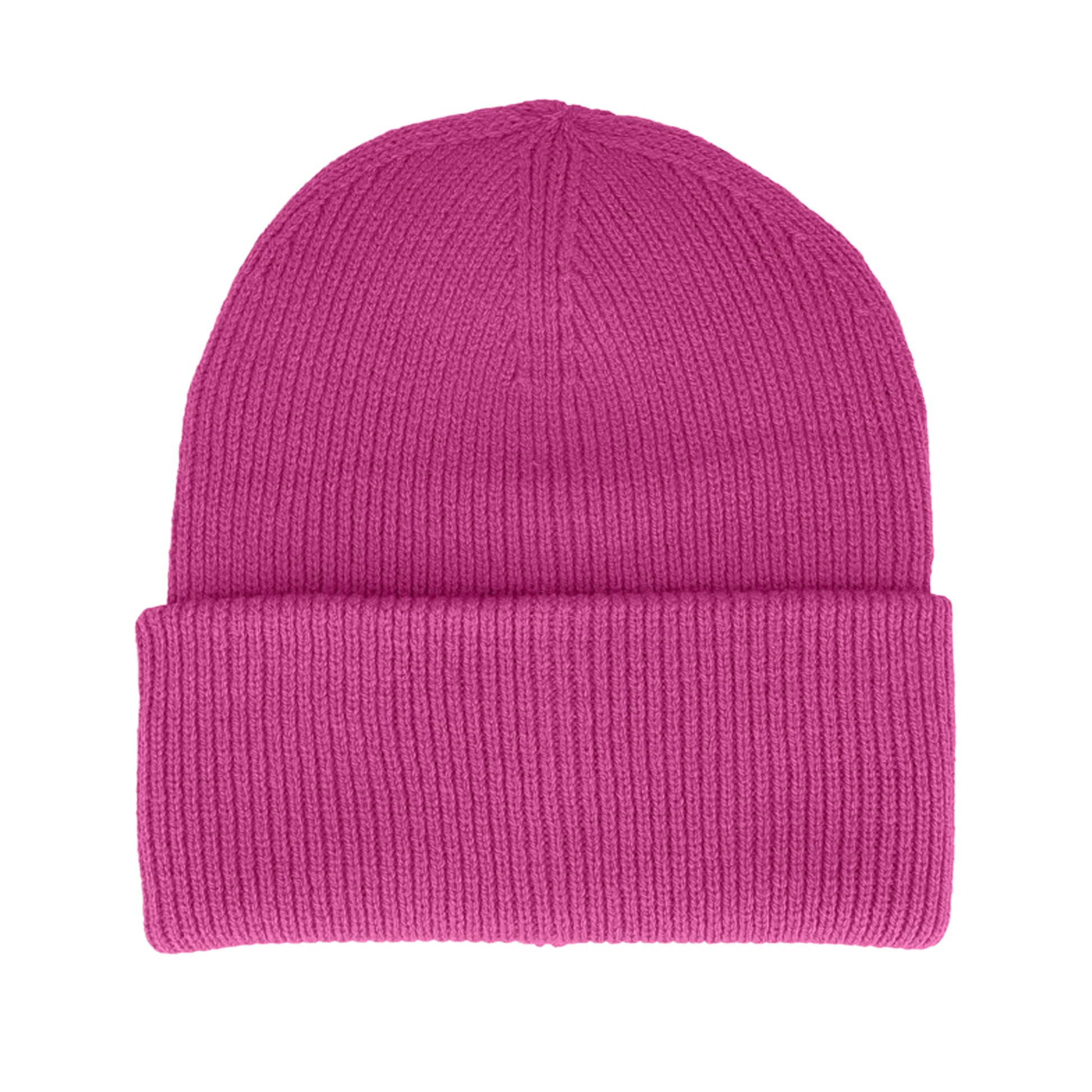 Festival Fuchsia - Back - Beechfield Unisex Adult Classic Deep Cuffed Beanie