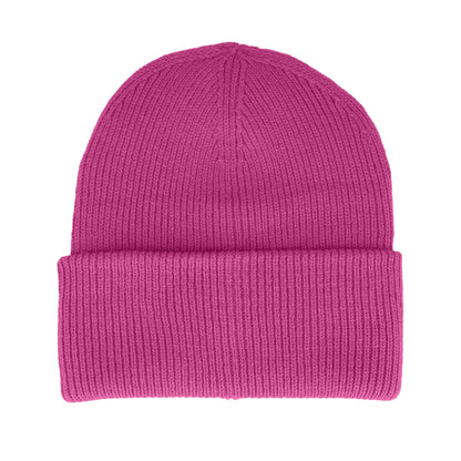 Festival Fuchsia - Back - Beechfield Unisex Adult Classic Deep Cuffed Beanie