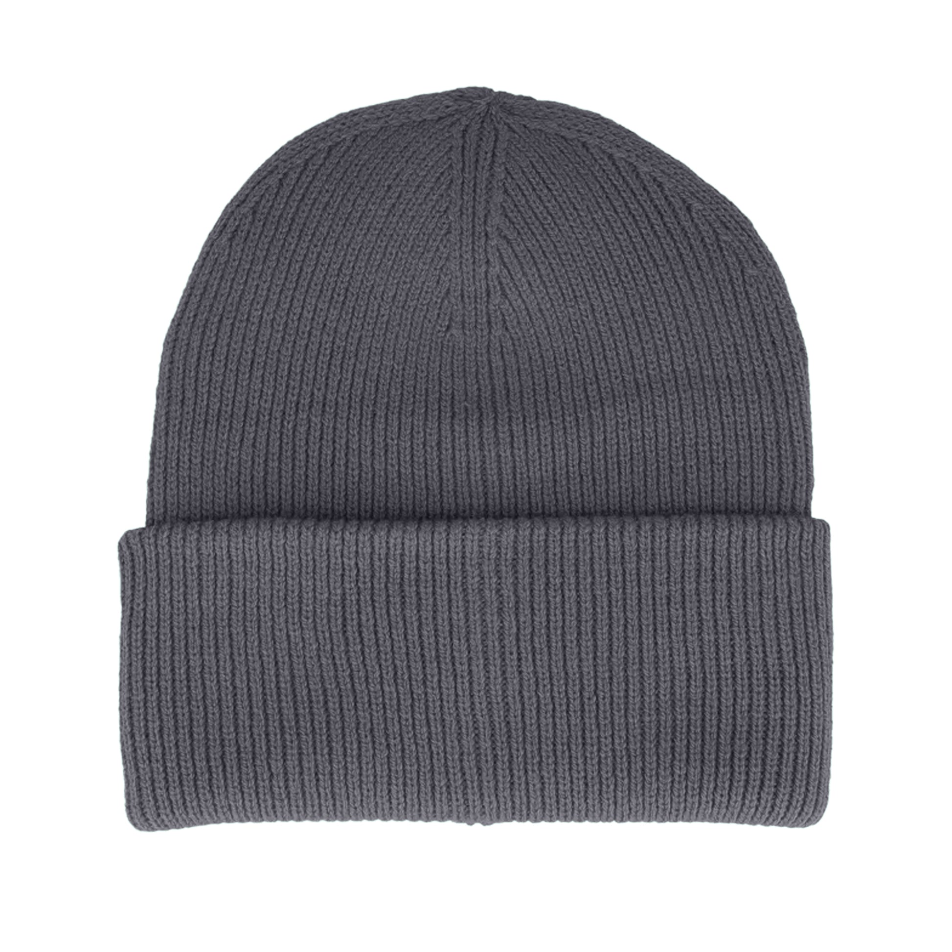 Graphite Grey - Back - Beechfield Unisex Adult Classic Deep Cuffed Beanie