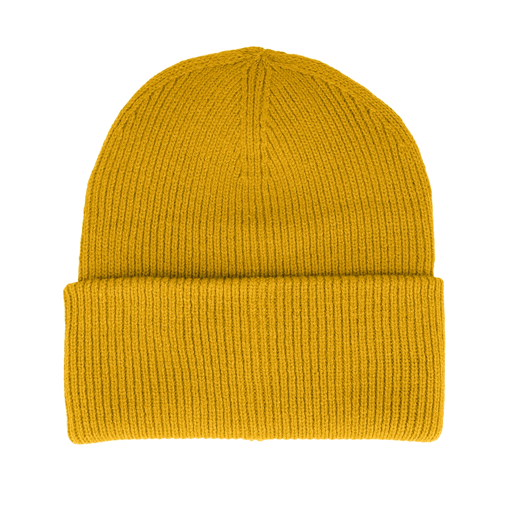 Mustard - Back - Beechfield Unisex Adult Classic Deep Cuffed Beanie