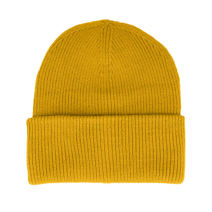 Mustard - Back - Beechfield Unisex Adult Classic Deep Cuffed Beanie
