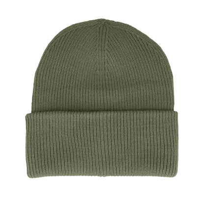 Olive - Back - Beechfield Unisex Adult Classic Deep Cuffed Beanie