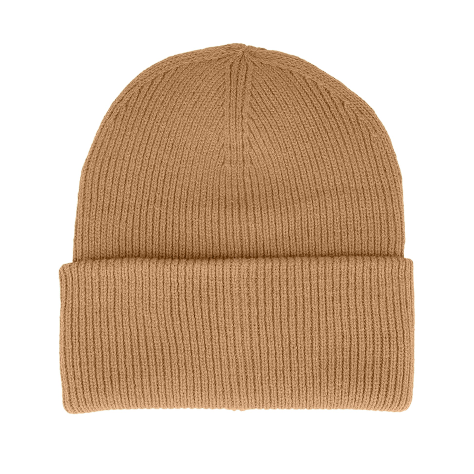 Biscuit - Back - Beechfield Unisex Adult Classic Deep Cuffed Beanie