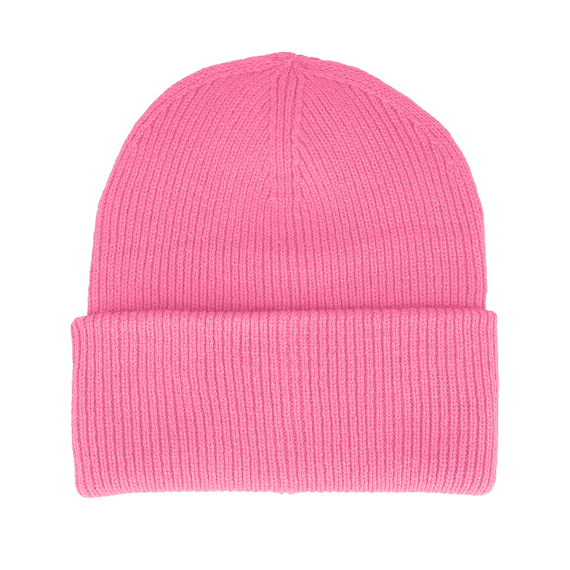 True Pink - Back - Beechfield Unisex Adult Classic Deep Cuffed Beanie