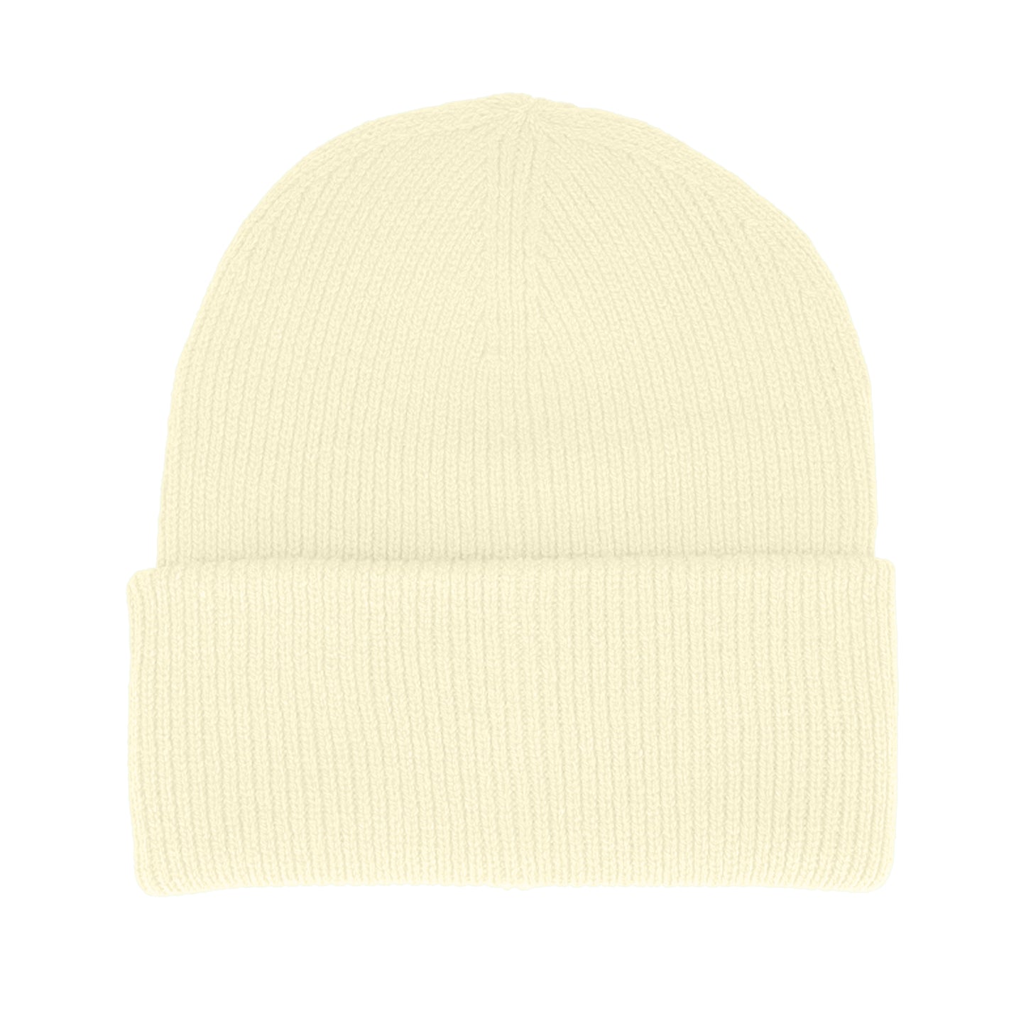 Vanilla - Back - Beechfield Unisex Adult Classic Deep Cuffed Beanie